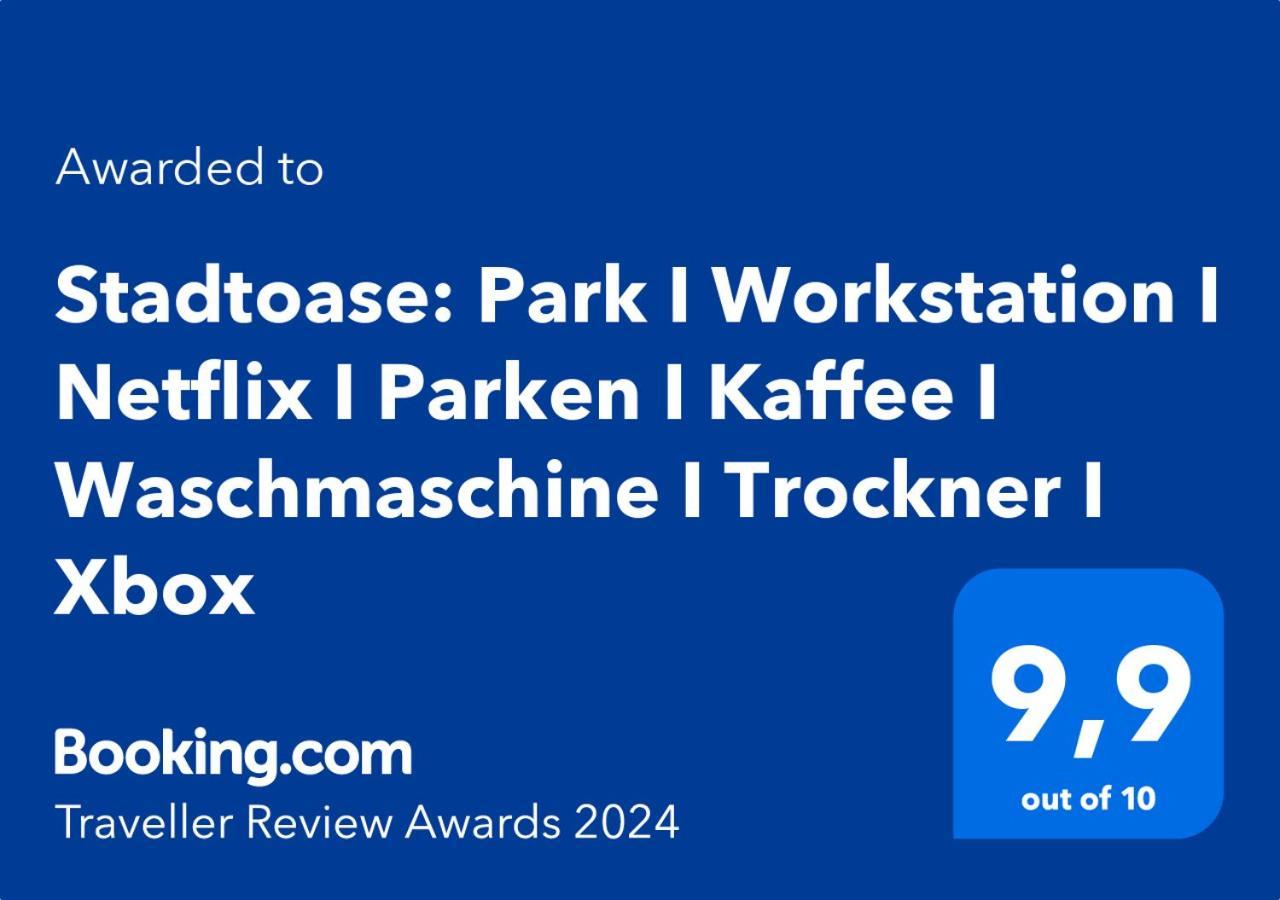 Dnd Stadtoase I Park I Workstation I Netflix I Parken I Kaffee I Waschmaschine I Trockner I Xbox Wurzburgo Exterior foto