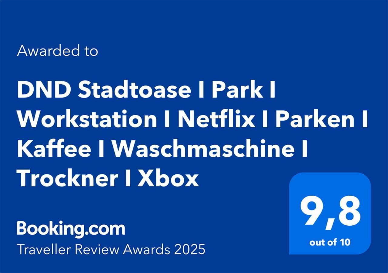 Dnd Stadtoase I Park I Workstation I Netflix I Parken I Kaffee I Waschmaschine I Trockner I Xbox Wurzburgo Exterior foto